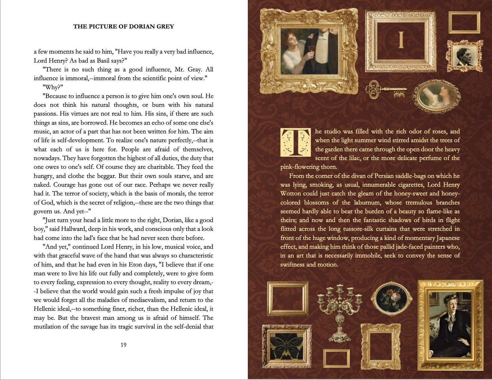 The Picture of Dorian Grey Typeset