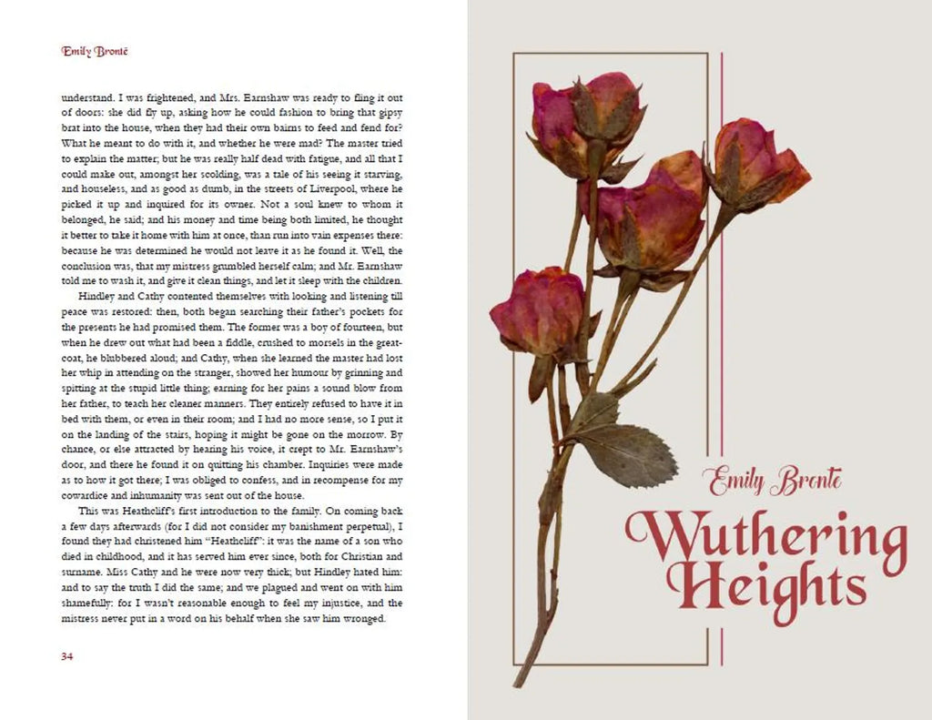 Wuthering Heights by Emily Bronte Typeset