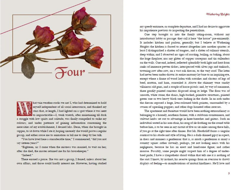 Wuthering Heights by Emily Bronte Typeset