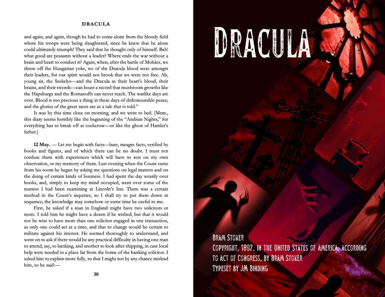 Dracula by Bram Stoker Typeset + PDF
