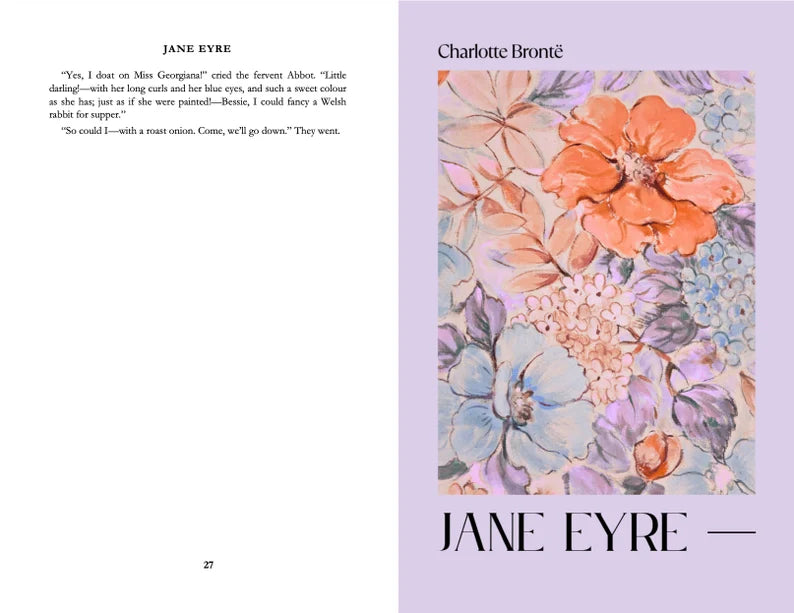 Jane Eyre by Charlotte Bronte Typeset
