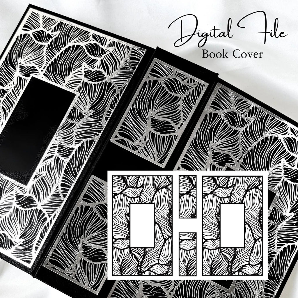 Customizable Book Cover Design - Leaves