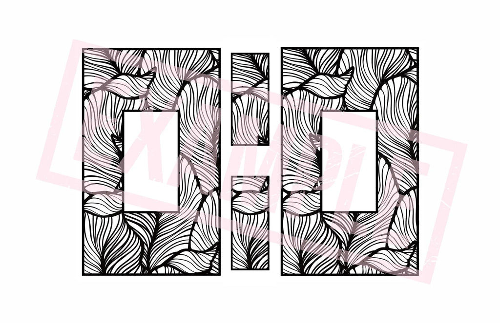 Customizable Book Cover Design - Leaves