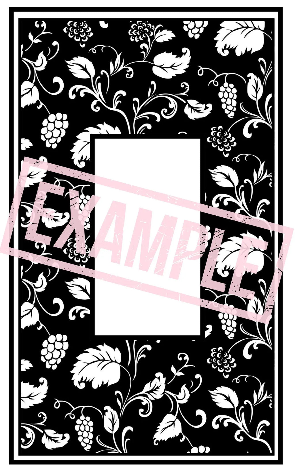 Customizable Book Cover - Grape Vines